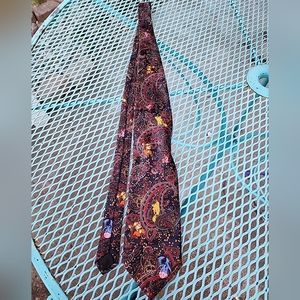 Vintage Disney Winnie The Pooh Paisley Tie Eyore Piglet Tigger